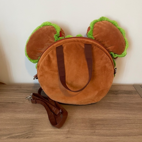 Japan Tokyo Disney Resort Limited Mickey Hamburger Tote Bag Burger Backpack - Picture 7 of 11